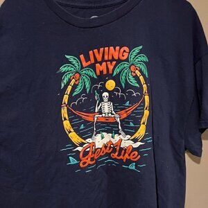 "Living My Best Life" Skeleton Tee